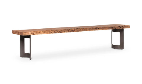 Bent Bench Small Brown