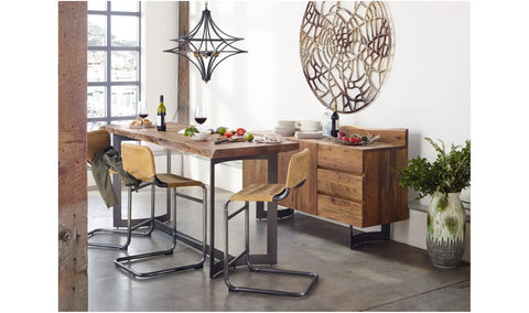 Bent Counter Table Brown