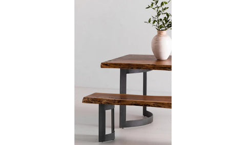 Bent Bench Large Brown