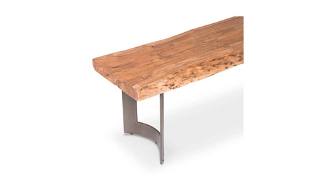 Bent Bench Large Brown