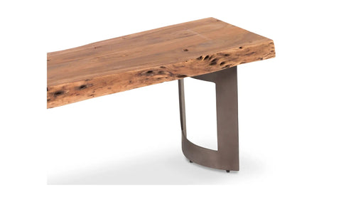 Bent Bench Large Brown
