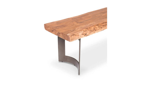 Bent Bench Large Brown