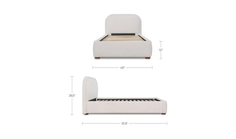 Colin Twin Bed Oatmeal