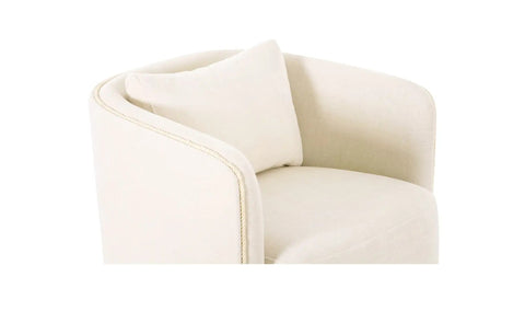 Cecil Accent Chair Warm White