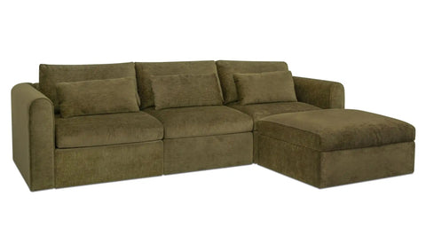 Swift Lounge Modular Sectional Dark Green