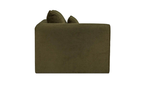Swift Left Arm Facing Chair Dark Green
