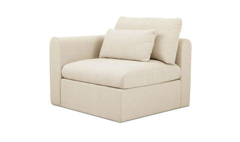 Swift Left Arm Facing Chair Light Beige