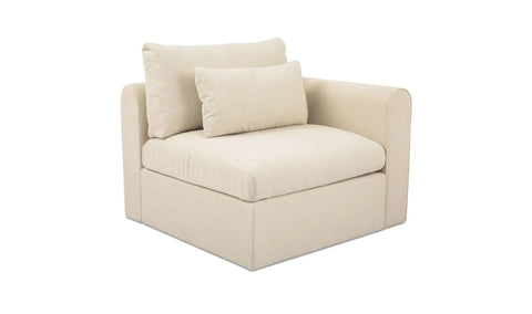 Swift Right Arm Facing Chair Light Beige
