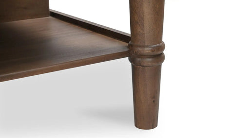 Russet Kitchen Island Brown