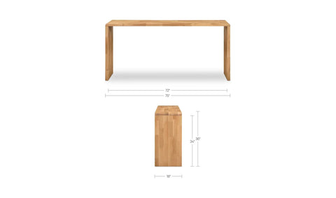 Carrie Counter Table Natural