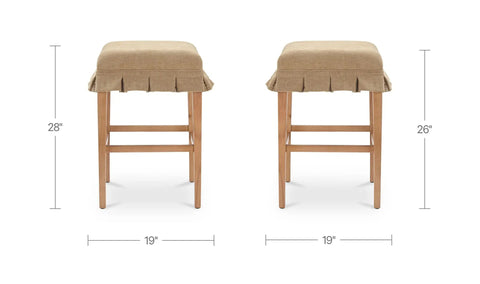 Anna Counter Stool Light Brown