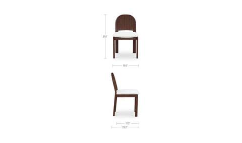 Emil Dining Chair Cream-Set of Two