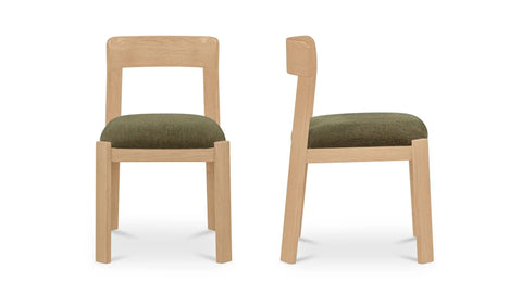Oli Dining Chair Dark Green-Set of Two