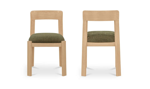 Oli Dining Chair Dark Green-Set of Two