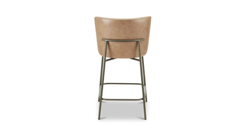 Early Counter Stool Tan Leather