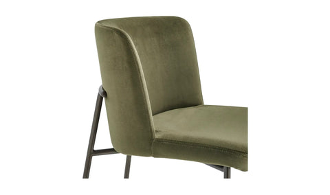 Early Counter Stool Faux Green Mohair