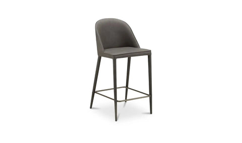 Burton Counter Stool Dark Teal Vegan Leather