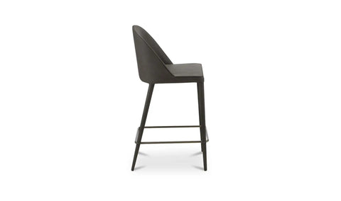 Burton Counter Stool Dark Teal Vegan Leather
