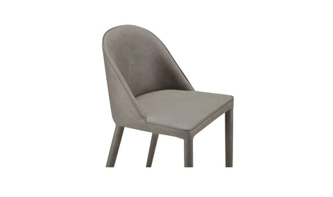 Burton Counter Stool Grey Vegan Leather