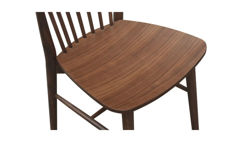 Marley Dining Chair Walnut-Set of Two