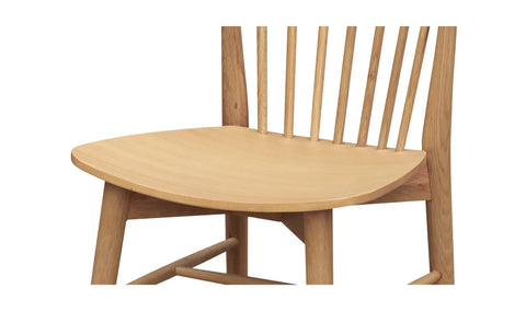 Marley Dining Chair Oak-Set of Two