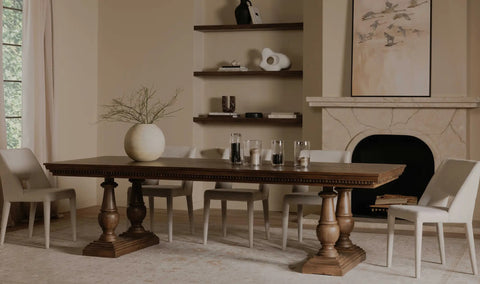 Joyce Dining Chair Beige-Set of Two