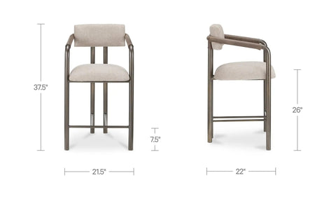 Cassidy Counter Stool Light Brown