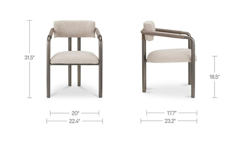 Cassidy Dining Chair Light Brown