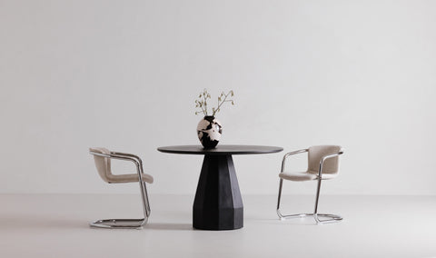 Freeman Chrome Frame Dining Chair Blended Cream - Set Of Two