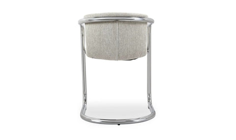 Freeman Chrome Frame Dining Chair Blended Cream - Set Of Two