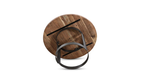 Bent Round Dining Table 54In Brown