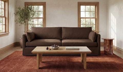 Shea Sofa Dark Brown