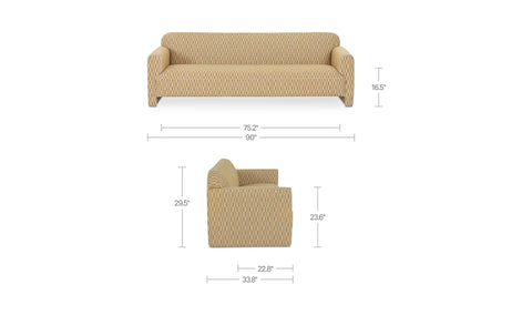 Leo Sofa Chartreuse