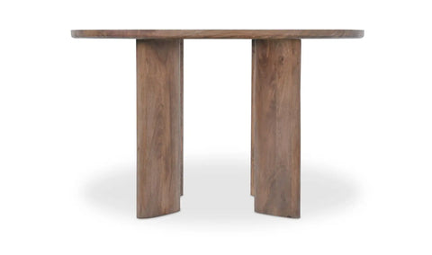 Lia Round Dining Table Dark Brown