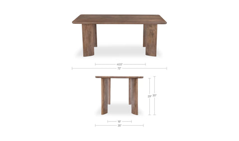 Lia Dining Table Dark Brown