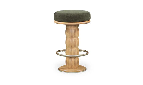 Nio Swivel Counter Stool Dark Green