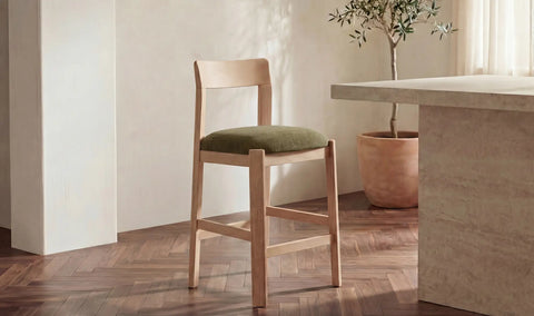 Oli Counter Stool Dark Green