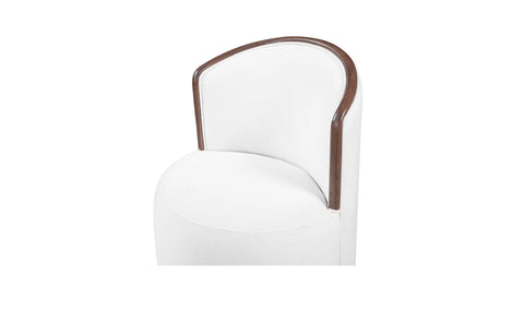 Rossi Swivel Dining Chair Cream
