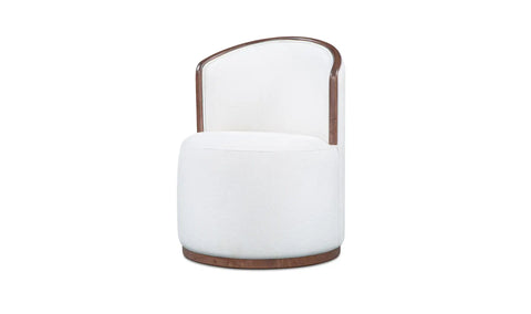 Rossi Swivel Dining Chair Cream