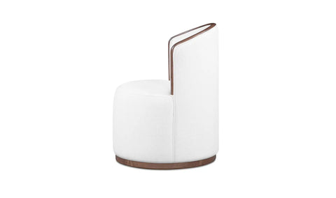 Rossi Swivel Dining Chair Cream