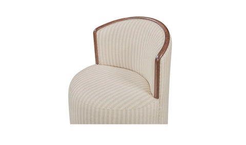 Rossi Swivel Dining Chair Stripe