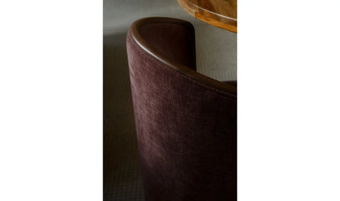 Rossi Swivel Dining Chair Berry