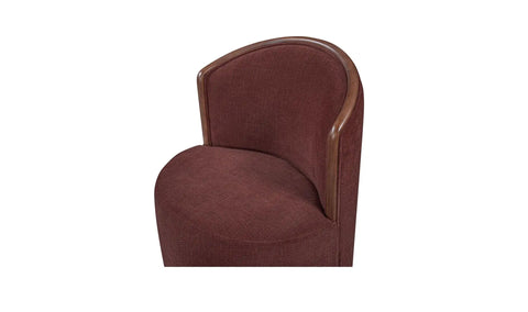 Rossi Swivel Dining Chair Berry