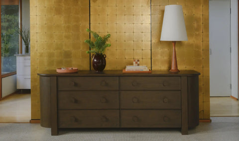 Loren 6 Drawer Dresser Dark Brown