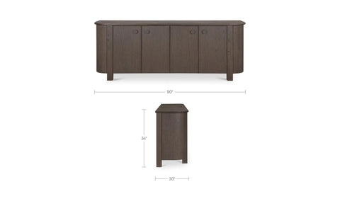 Loren Sideboard Dark Brown