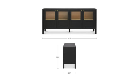 Hannah Sideboard Black