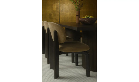 Sami Dining Chair Brown Set Of Two