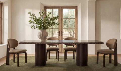 Sami Dining Chair Brown Set Of Two