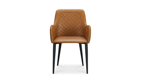 Cantata Dining Chair Tawny Vegan Leather - Set Of Two