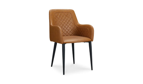 Cantata Dining Chair Tawny Vegan Leather - Set Of Two